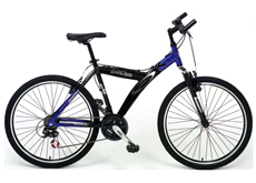 26"alloy 21 speed shimano mountain bicycle